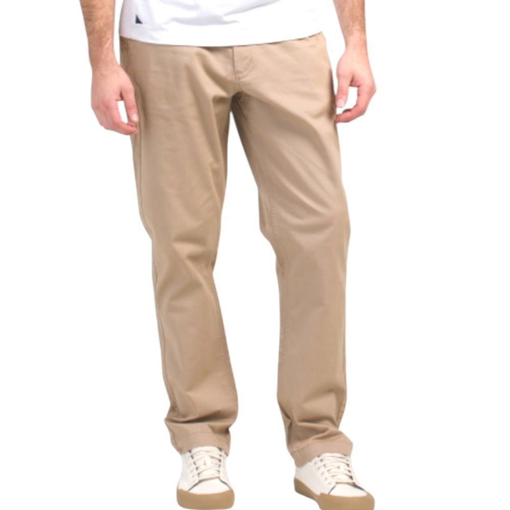 NWT Hurley Everyday Twill Chino Pants Men's 36 Khaki Beige Stretch Work Golf